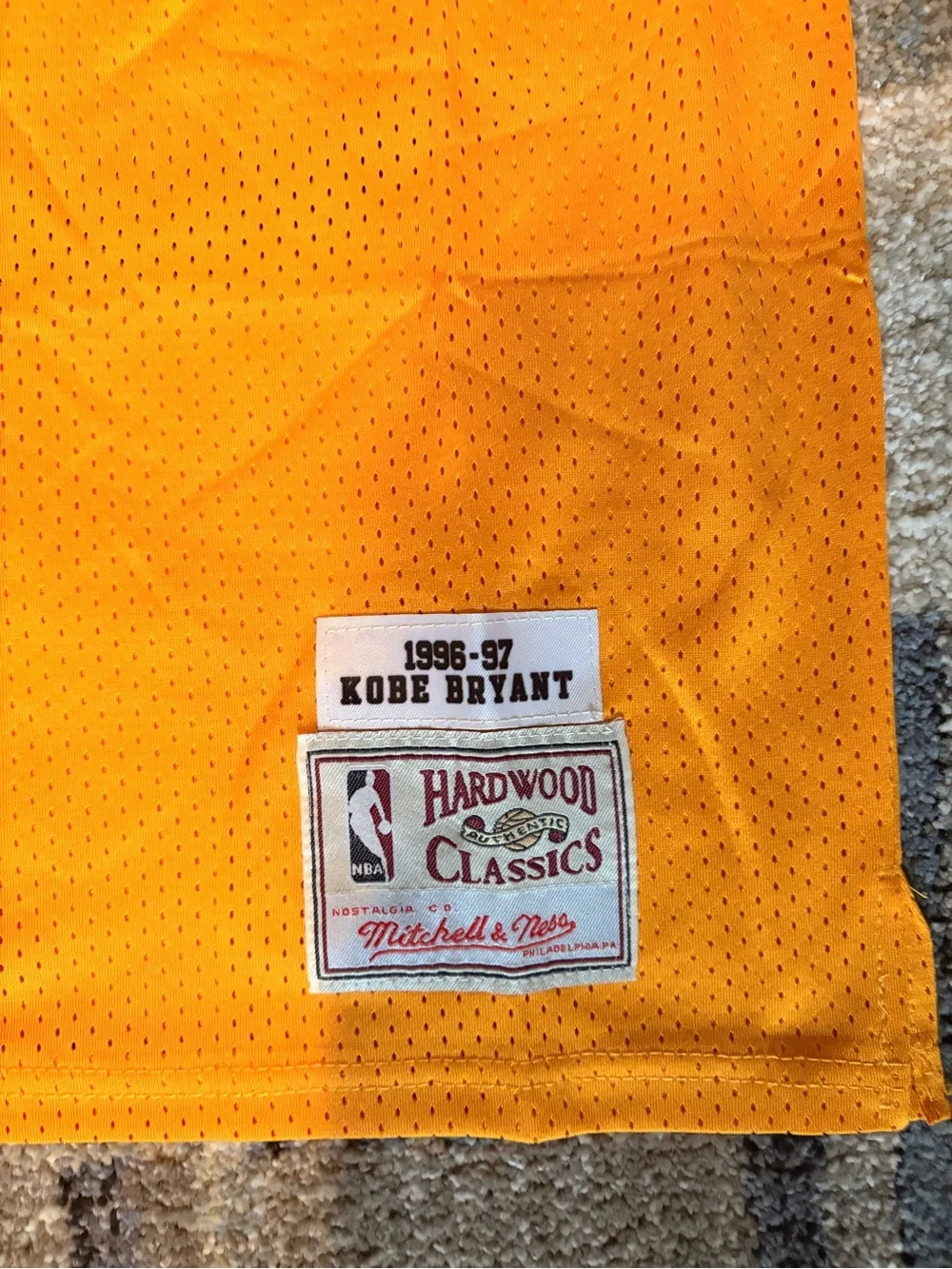 Mitchell & Ness Lakers Split Purple/Gold #24 Jersey